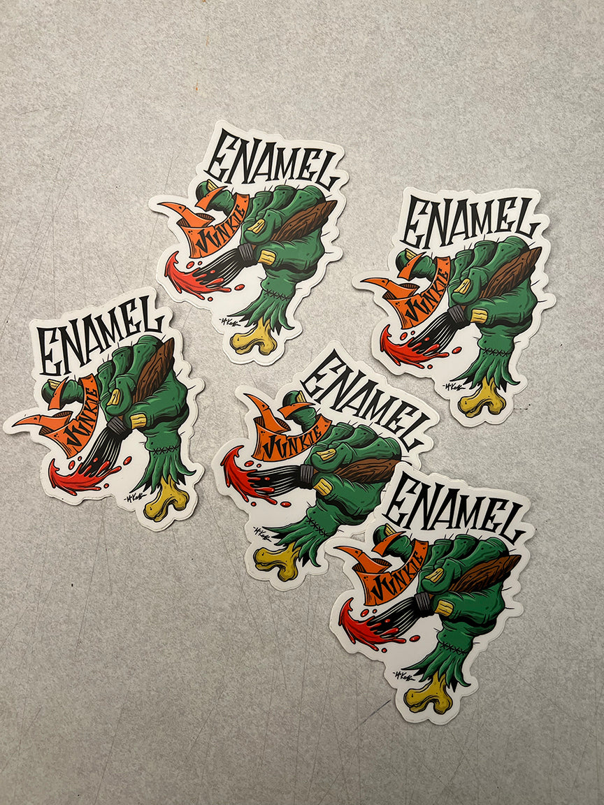 Enamel Junkie Sticker