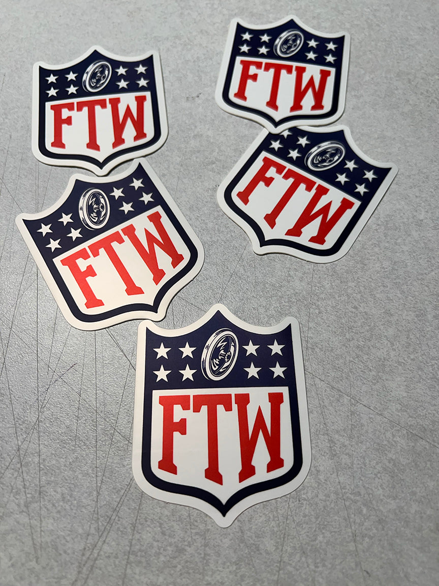 FTW NFL Sticker