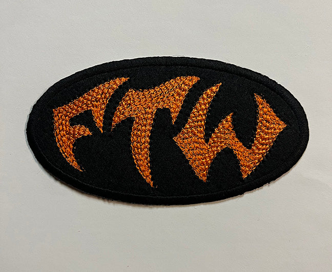 FTW Stitched oval patch