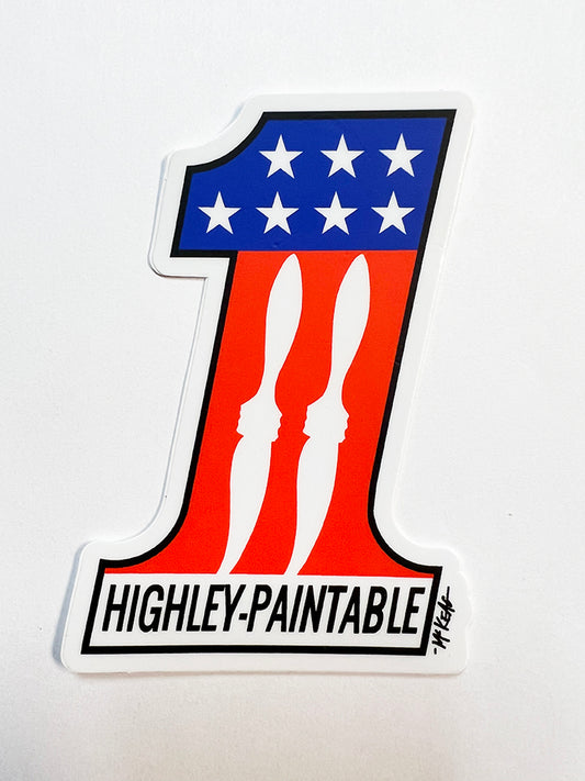 Highly Paintable Sticker