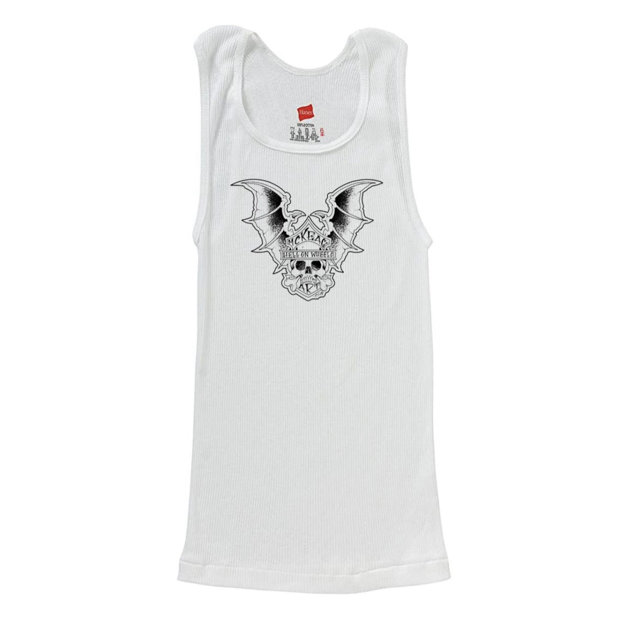 Women's "Bat-Winged" wife beater tank tee