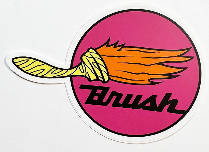 Brush Striping Dagger Sticker