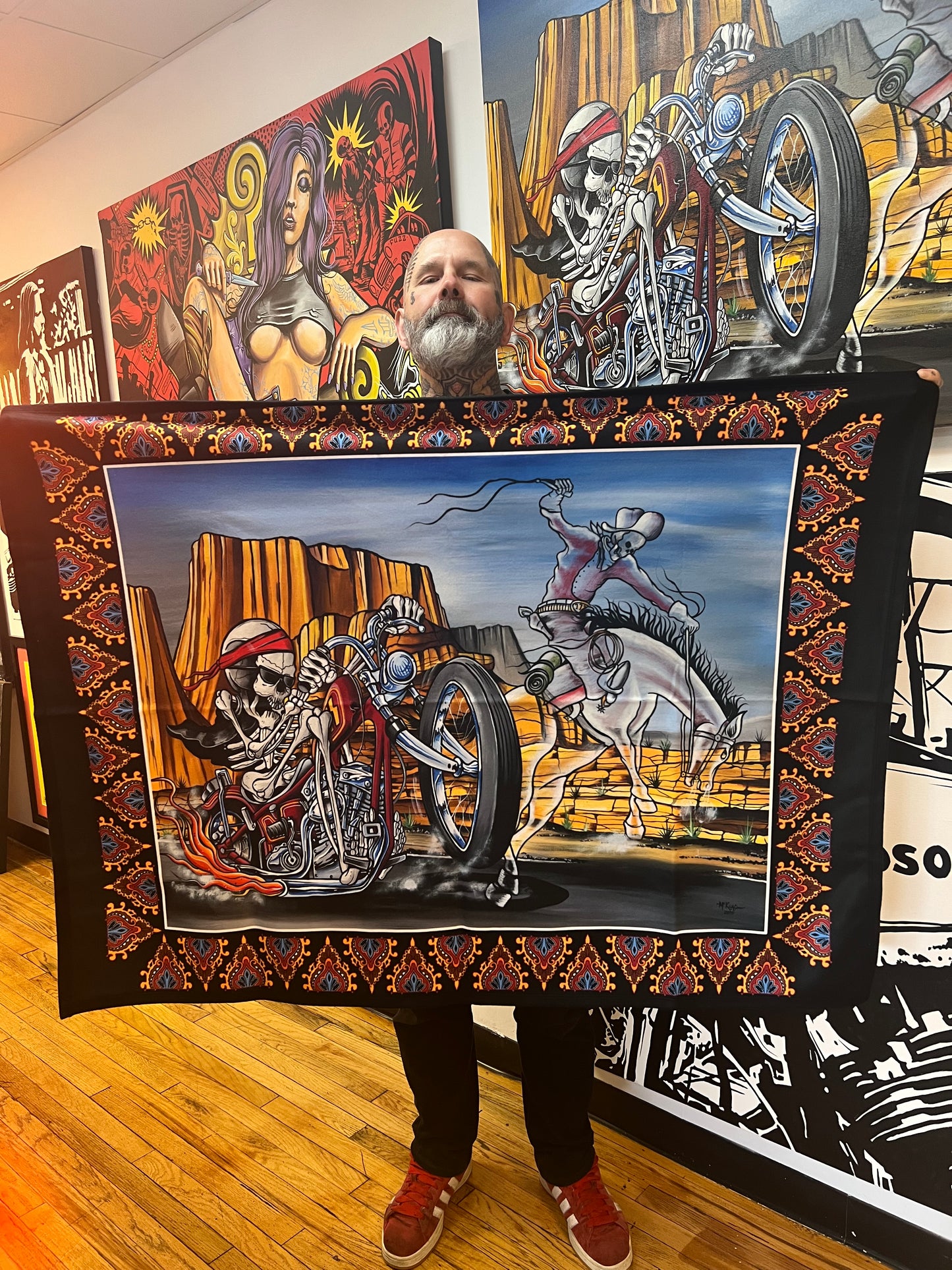 Ghost Rider tapestry