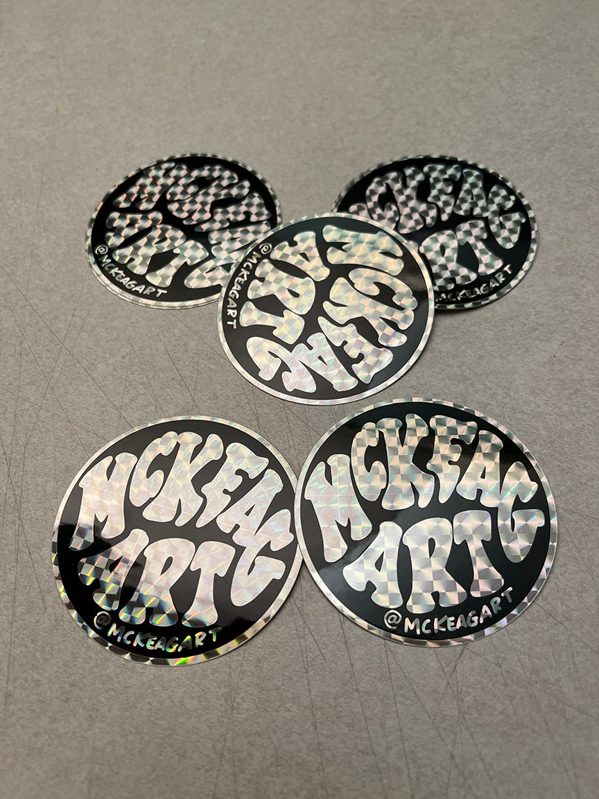 McKeag Art 70's Prismatic Sticker