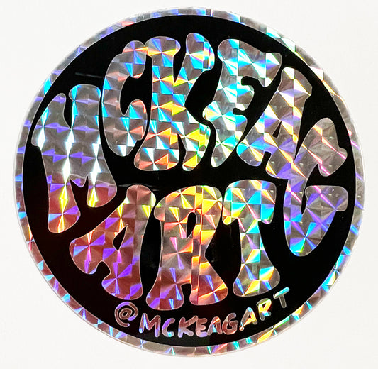 McKeag Art 70's Prismatic Sticker