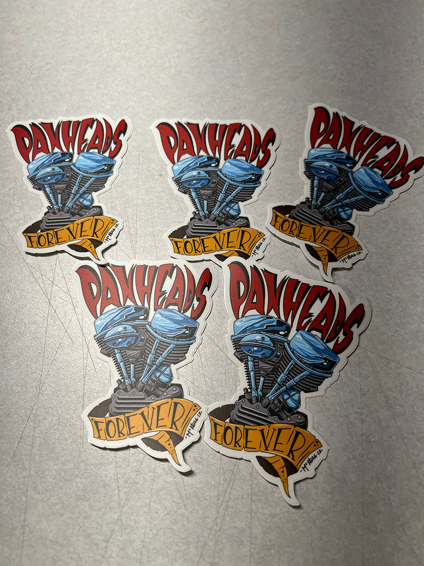 Panheads Forever Sticker