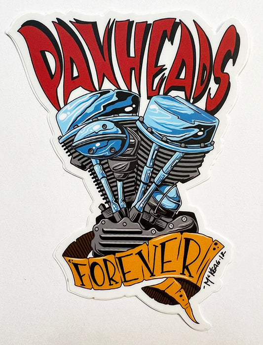 Panheads Forever Sticker