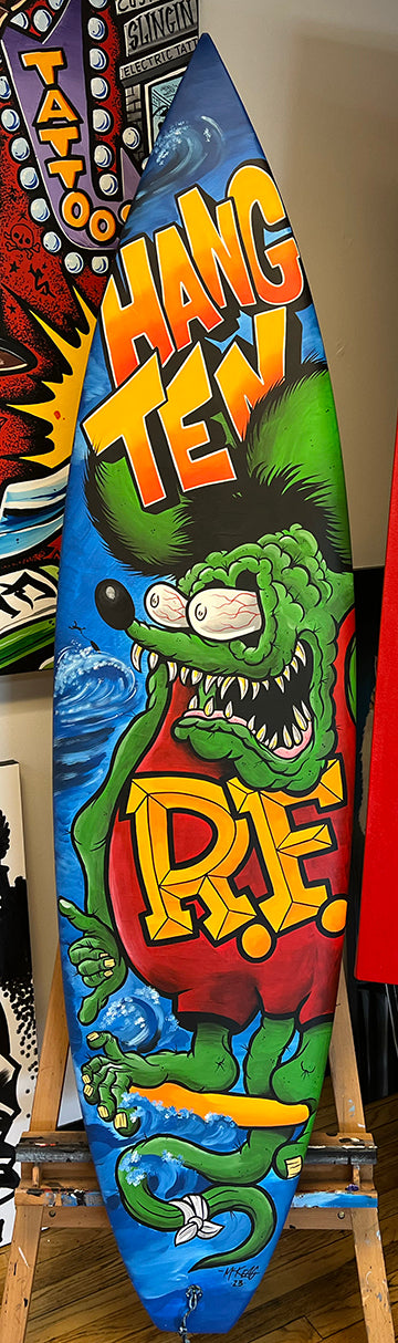 Rat Fink Surfboard