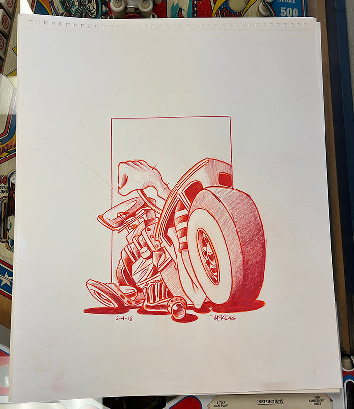 Rat Rod original drawing