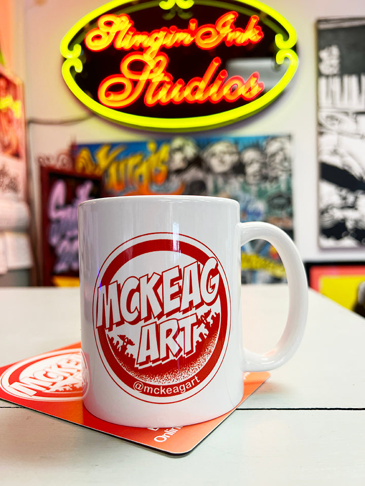 McKeag Art Red Logo Mug