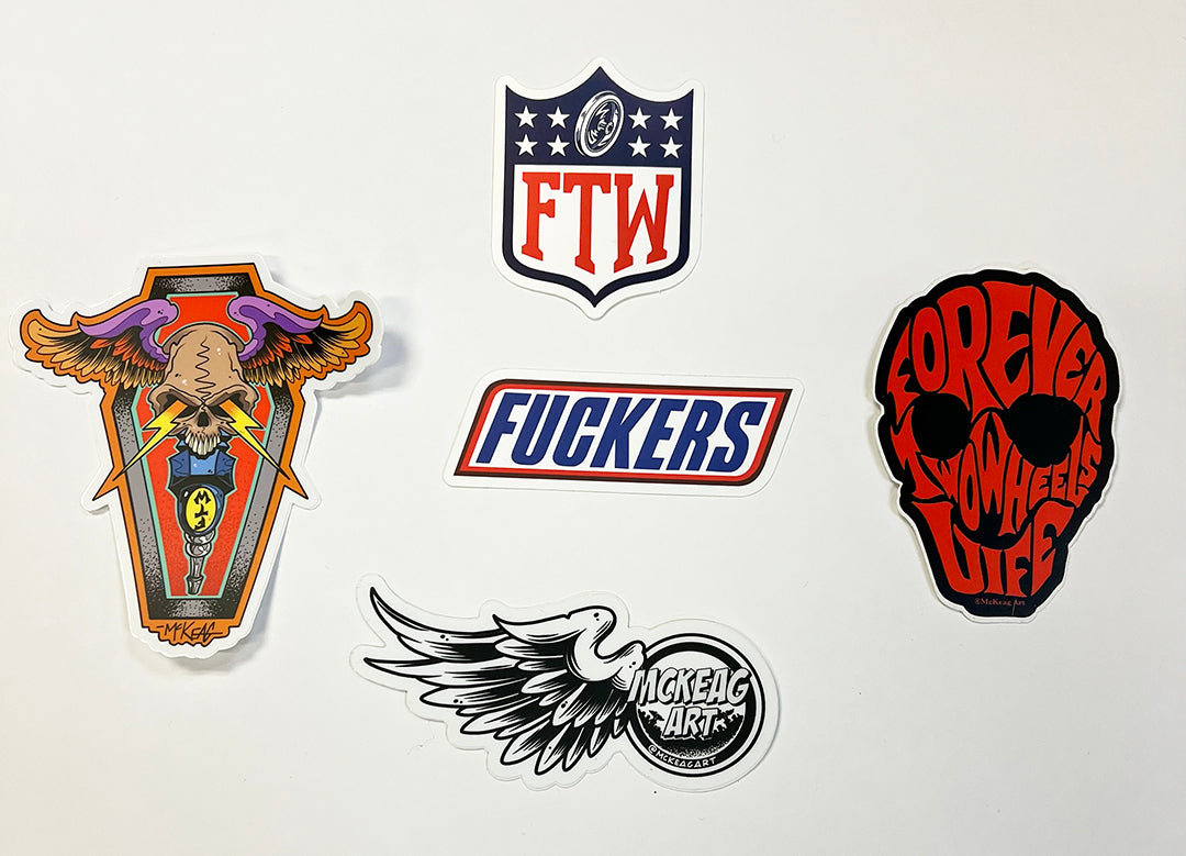 5 Piece Sticker Packs