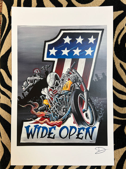 "Wide Open" Standard Print