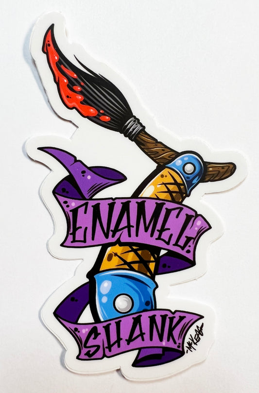 Enamel Shank Sticker